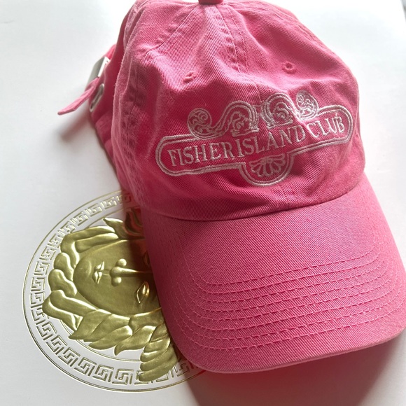 Fisher Island Club Miami Hot Pink Country Club Barbiecore Baseball Hat main image 4